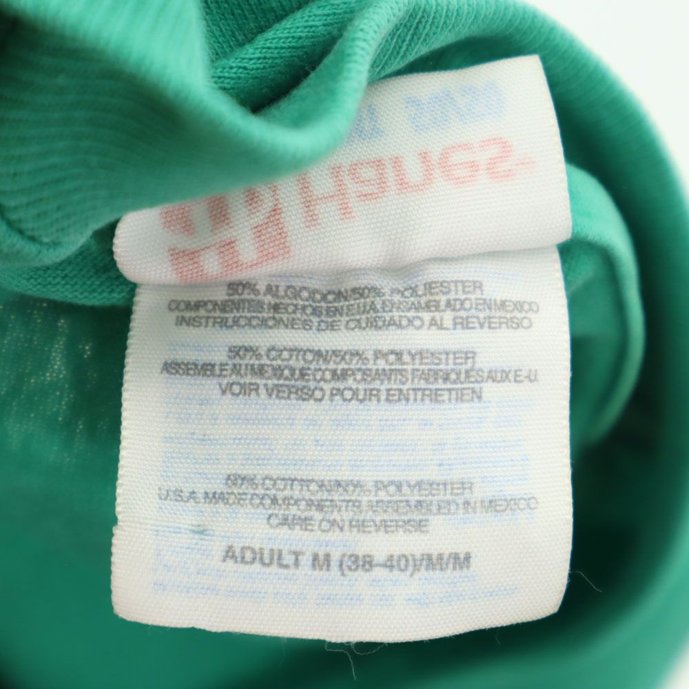 Hanes ヘインズ プリント 半袖 Tシャツ M グリーン系 メンズ