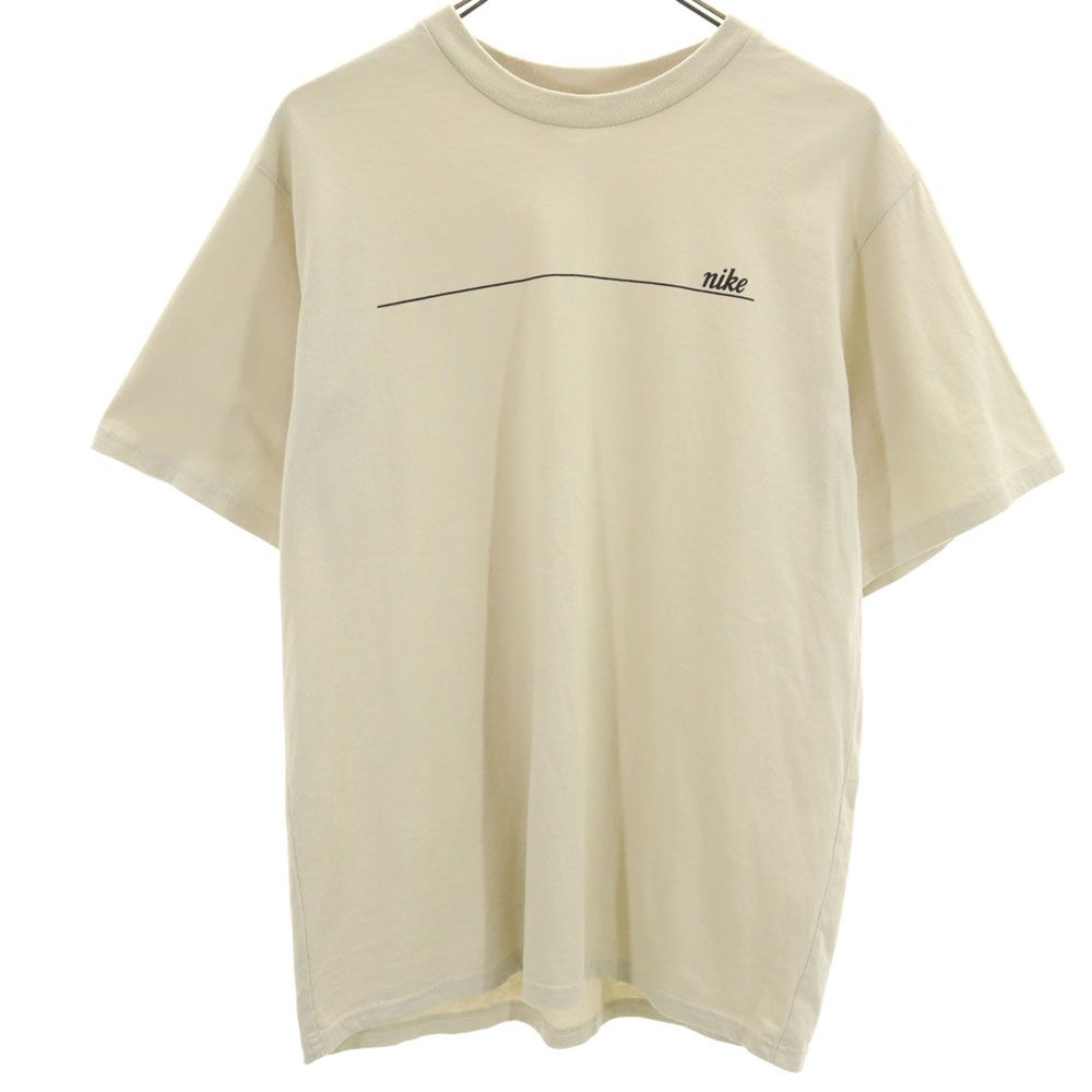 NIKE ナイキ 90s 00s オールド 白タグ 半袖 Tシャツ S ベージュ メンズ