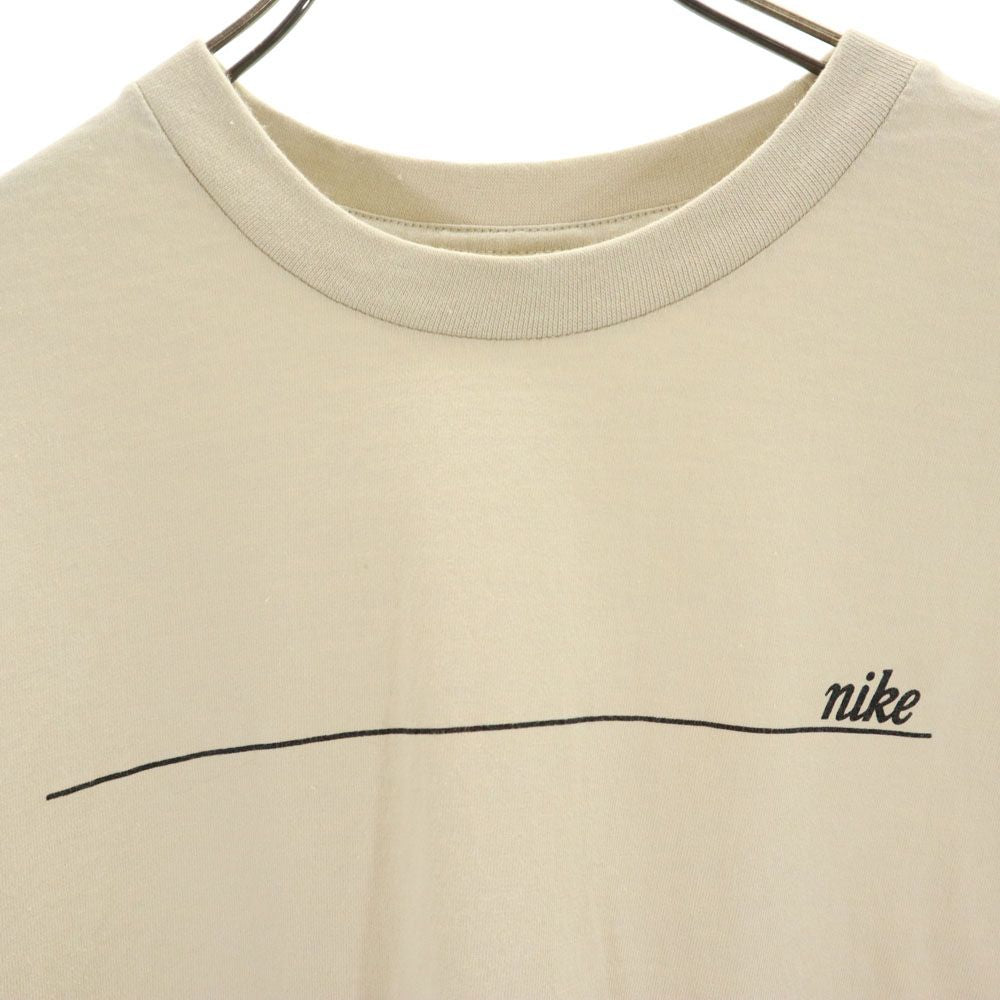 NIKE ナイキ 90s 00s オールド 白タグ 半袖 Tシャツ S ベージュ メンズ