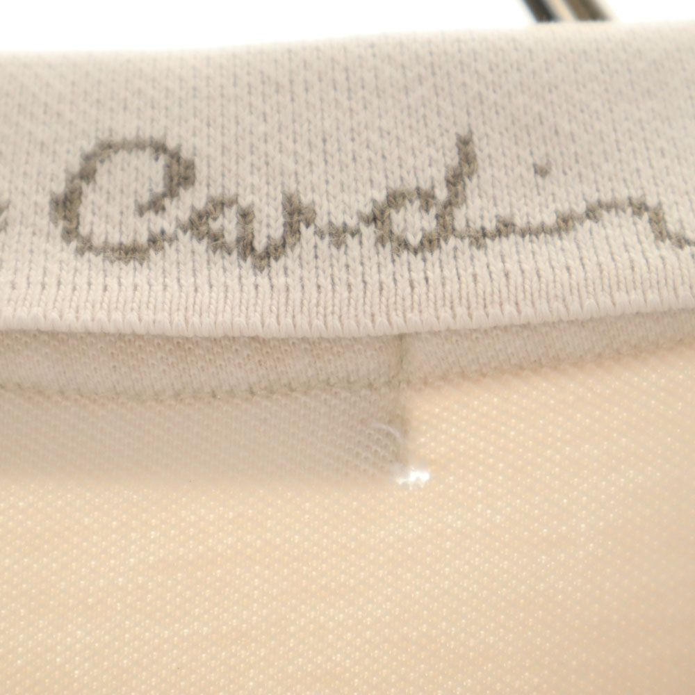 Pierre Cardin ピエールカルダン 半袖 鹿の子 ポロシャツ L ペールオレンジ メンズ