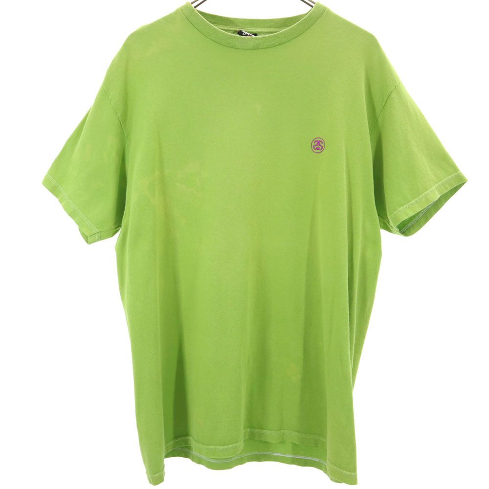 STUSSY ステューシー 00s オールド 半袖 Tシャツ L グリーン系 メンズ