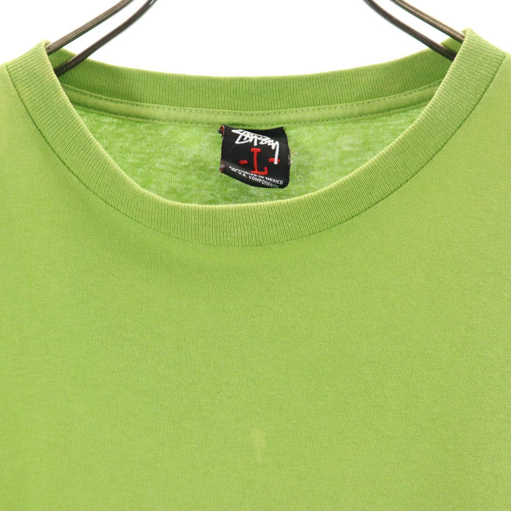 STUSSY ステューシー 00s オールド 半袖 Tシャツ L グリーン系 メンズ