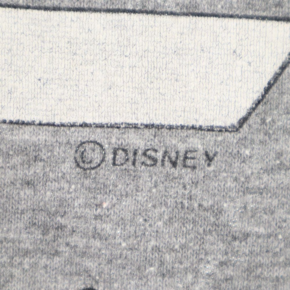 JERZEES ジャージーズ 90s USA製 オールド ミッキーマウスプリント 半袖 Tシャツ S グレー系 メンズ