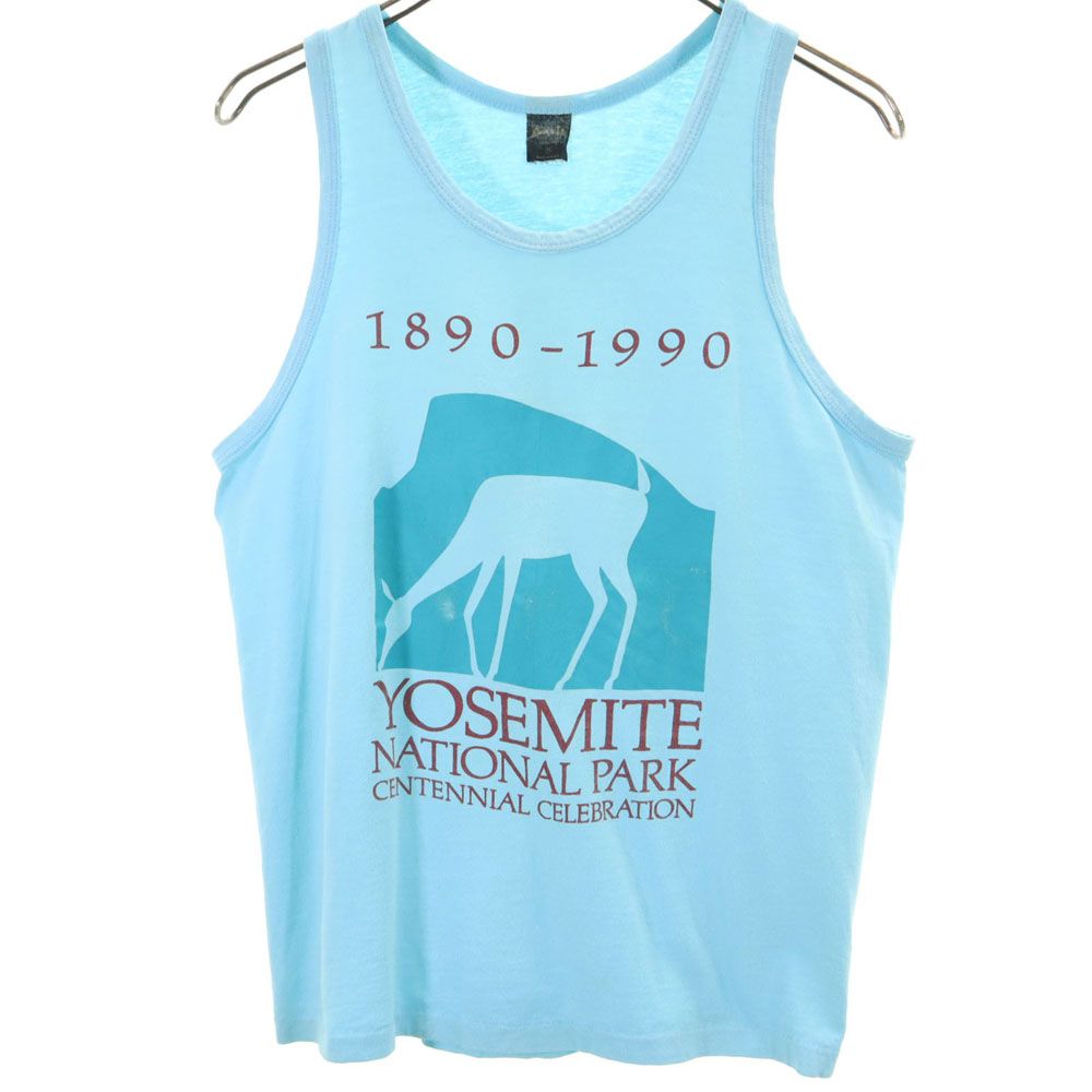 anbil アンビル 90s USA製 オールド タンクトップ M ブルー系 メンズ