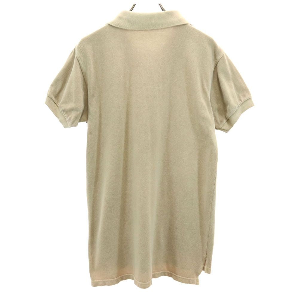 Banana Republic バナナリパブリック 80s ヴィンテージ 半袖 ポロシャツ S ベージュ 鹿の子 メンズ