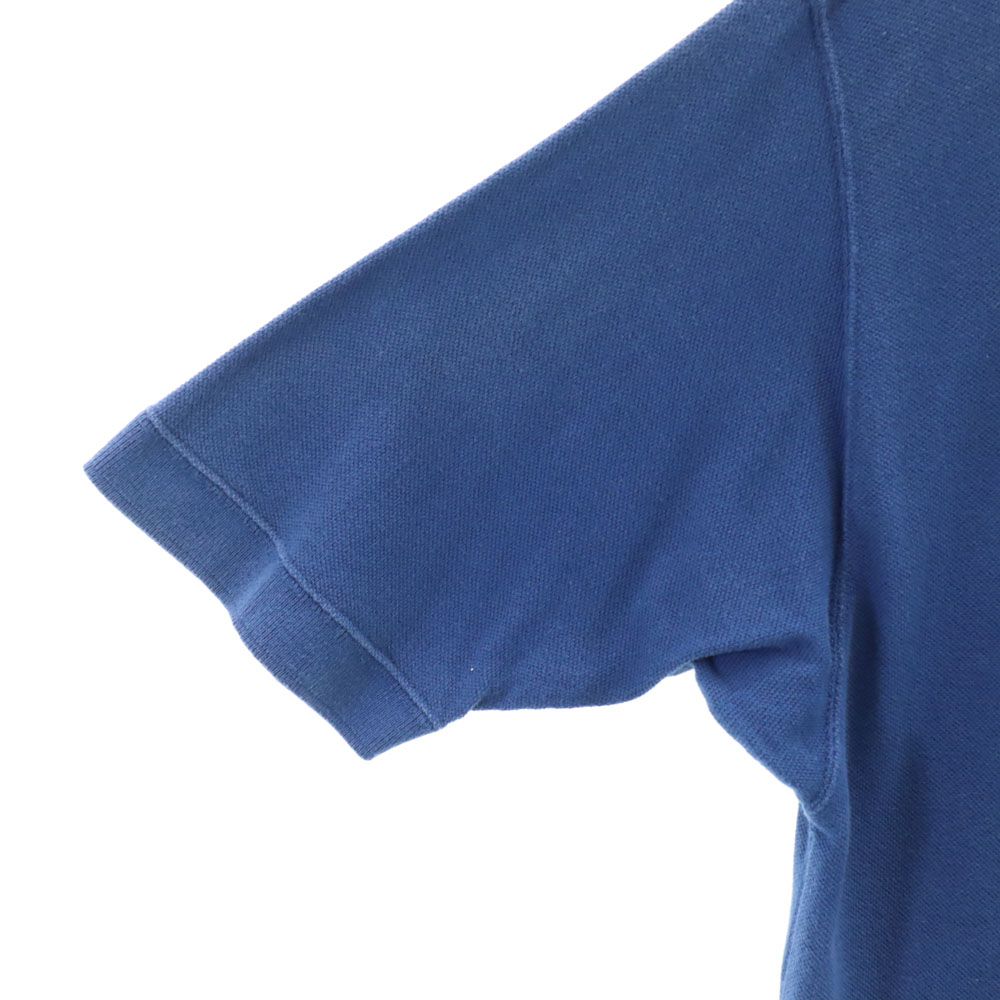 ナイキ 90s 00s オールド 白タグ 半袖 ポロシャツ S ネイビー NIKE 鹿の子 メンズ