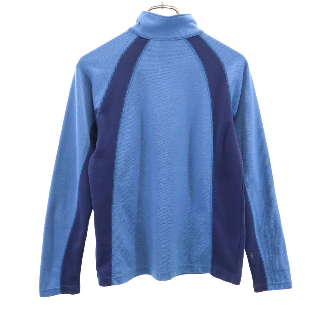 THE NORTH FACE ザノースフェイス NTW30203 長袖 アウトドア ハーフジップ Tシャツ L ブルー系 レディース