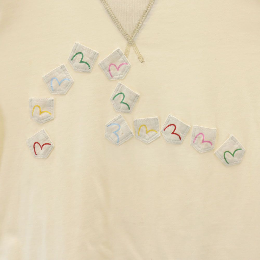 エヴィス 半袖 Tシャツ M ベージュ系 EVISU メンズ