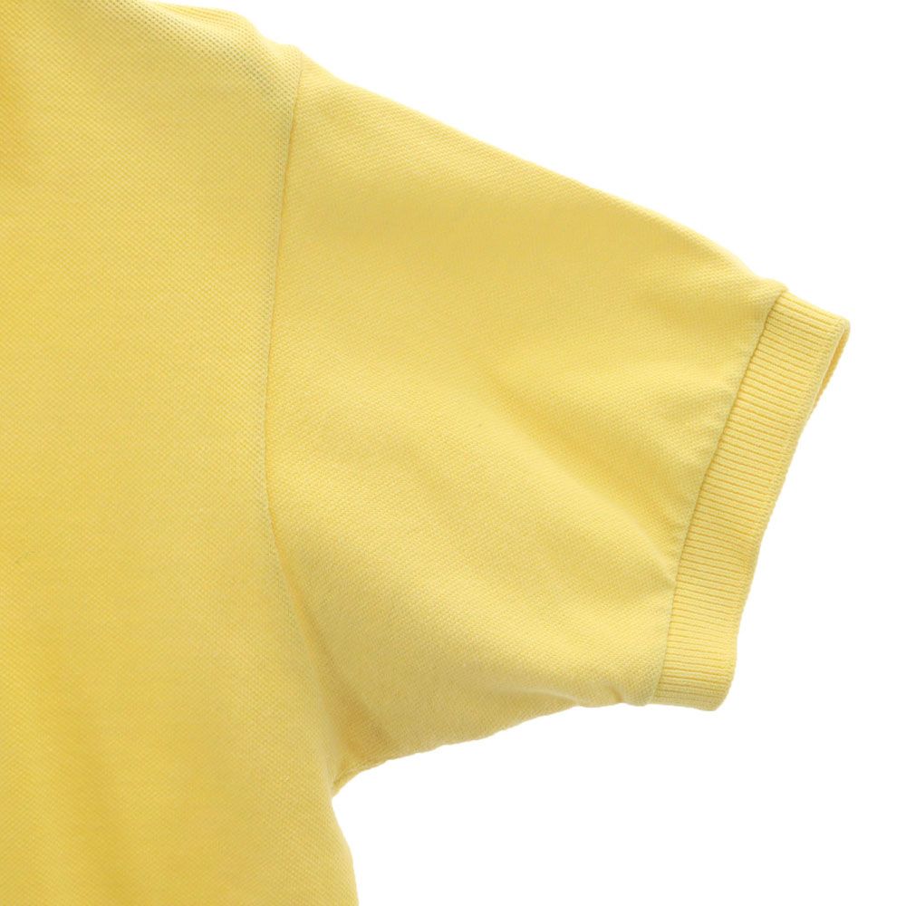 IZOD LACOSTE アイゾッドラコステ 70s USA製 糸巻きタグ ヴィンテージ 半袖 ポロシャツ イエロー 鹿の子地 メンズ