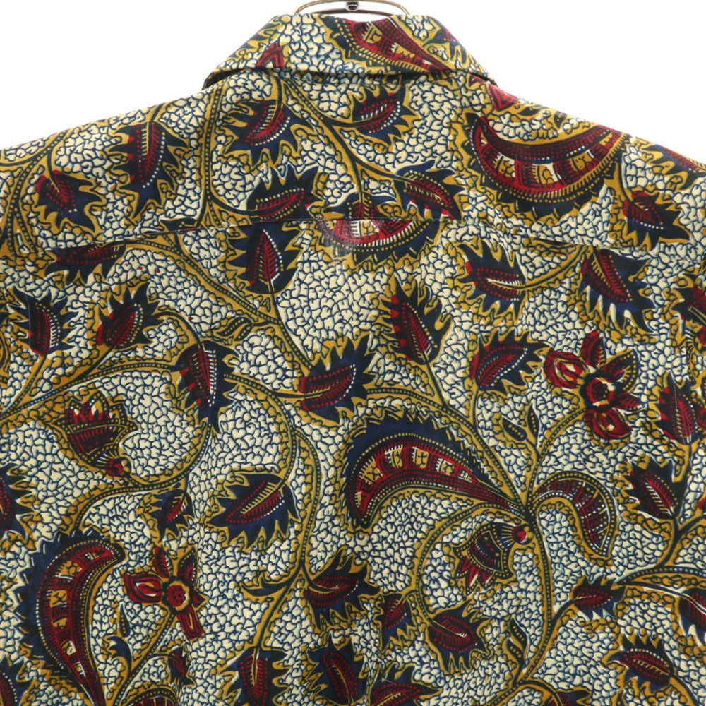 Golden Needle Manhattan ゴールデンニードル 60s ヴィンテージ 総柄 半袖 オープンカラーシャツ M ブラウン系 メンズ