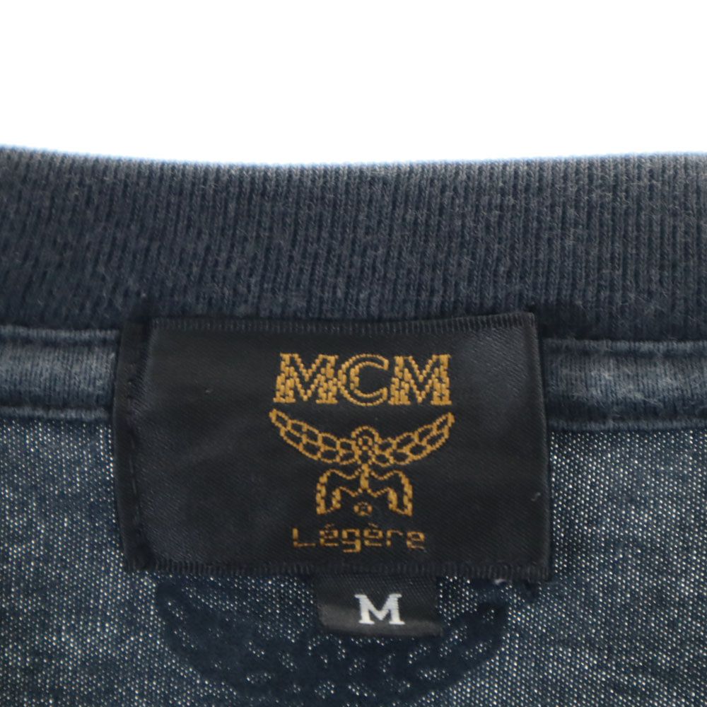 MCM エムシーエム プリント 半袖 Tシャツ M グレー系 メンズ