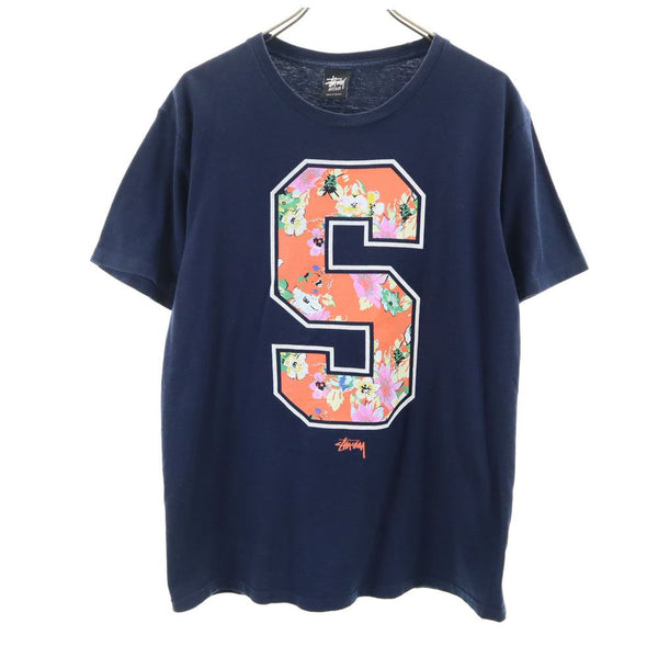 ステューシー 半袖 Tシャツ M ネイビー STUSSY メンズ