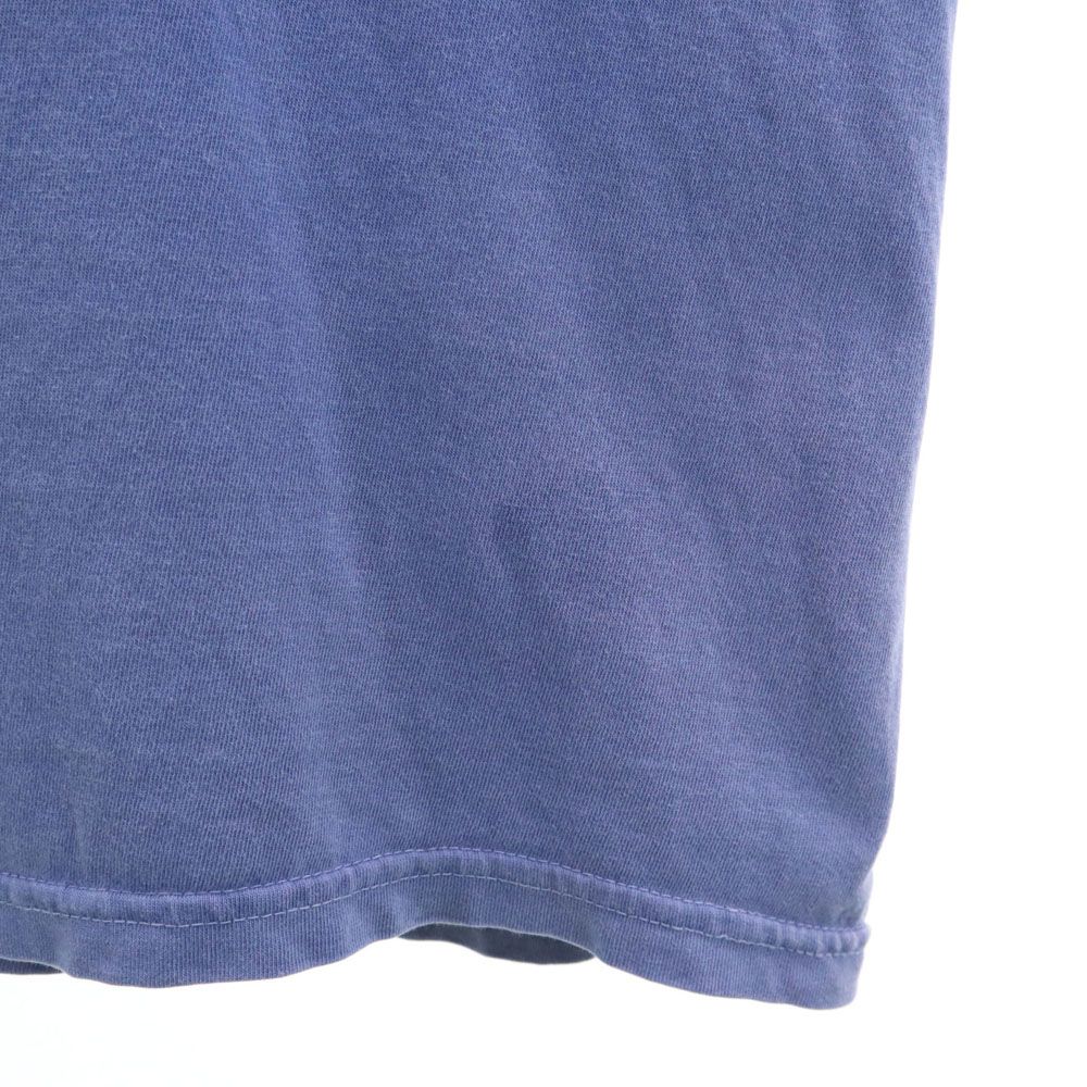 STUSSY ステューシー プリント 半袖 Tシャツ M ブルー メンズ