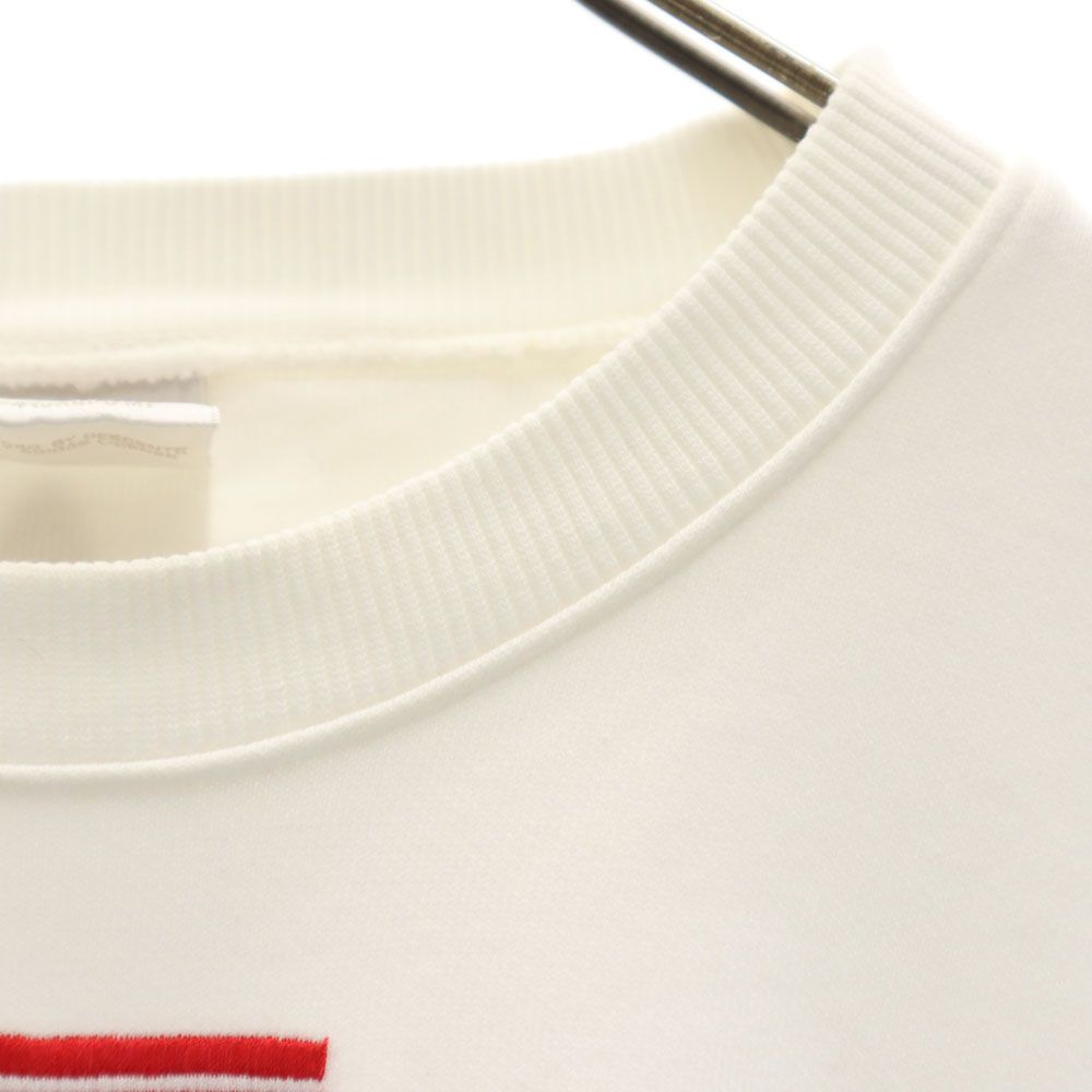 adidas アディダス 80s デサント製 ヴィンテージ 長袖 スウェット トレーナー M ホワイト メンズ