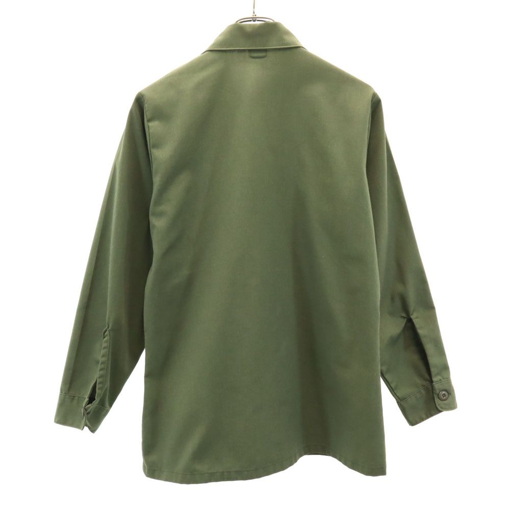 US ARMY アメリカ軍 80s ユーティリティー ミリタリー シャツジャケット カーキ メンズ