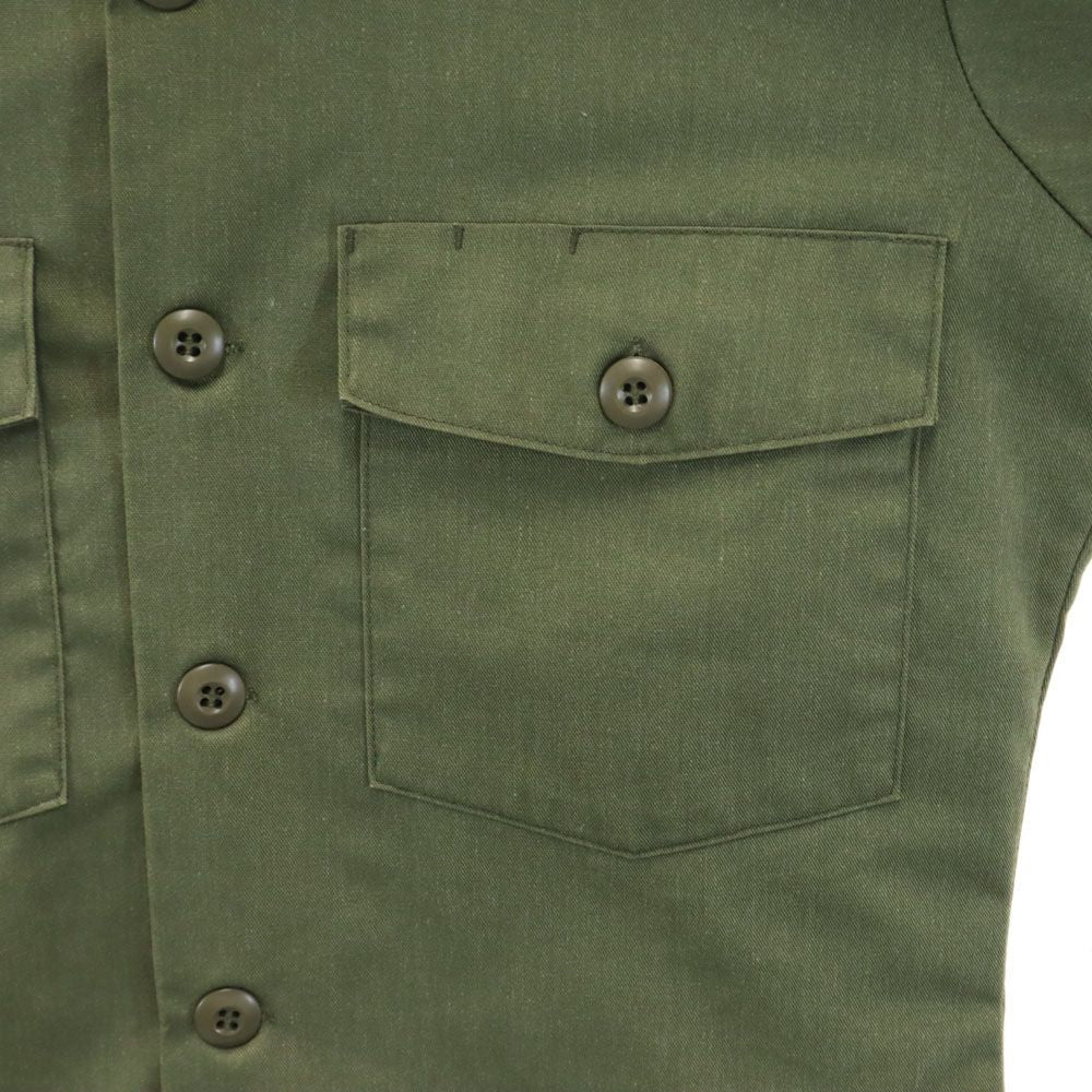 US ARMY アメリカ軍 80s ユーティリティー ミリタリー シャツジャケット カーキ メンズ