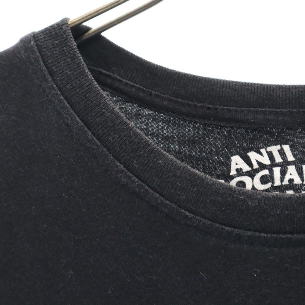 ANTI SOCIAL SOCIAL CLUB アンチソーシャルソーシャルクラブ USA製 バックプリント 半袖 Tシャツ XXL ブラック メンズ