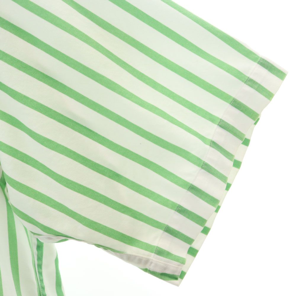 ラルフローレン ストライプ 半袖 ボタンダウンシャツ M ホワイト系 RALPH LAUREN メンズ