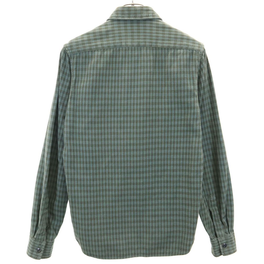 ダブルアールエル 長袖 チェックシャツ XS モスグリーン系 RRL Ralph Lauren ラルフローレン メンズ