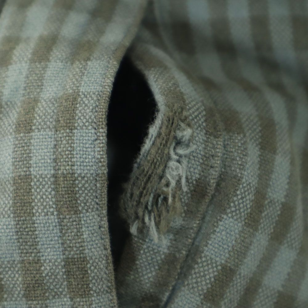 ダブルアールエル 長袖 チェックシャツ XS モスグリーン系 RRL Ralph Lauren ラルフローレン メンズ