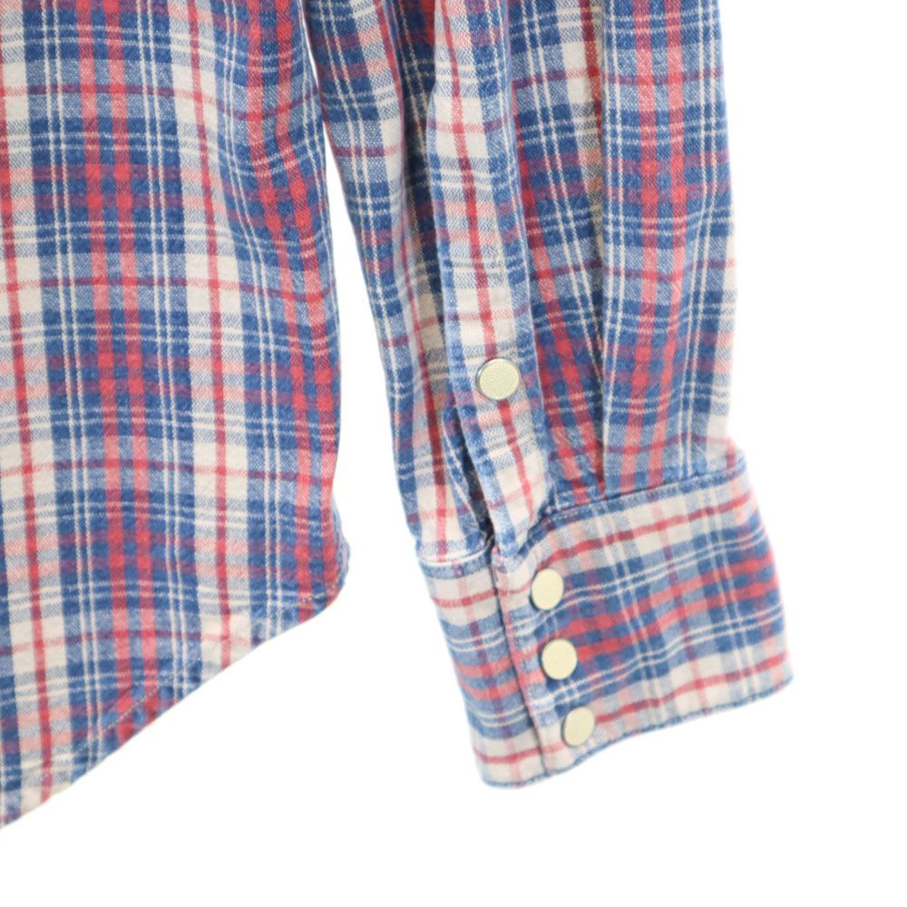 RRL ダブルアールエル 長袖 チェックシャツ XS レッド 他 Ralph Lauren ラルフローレン メンズ