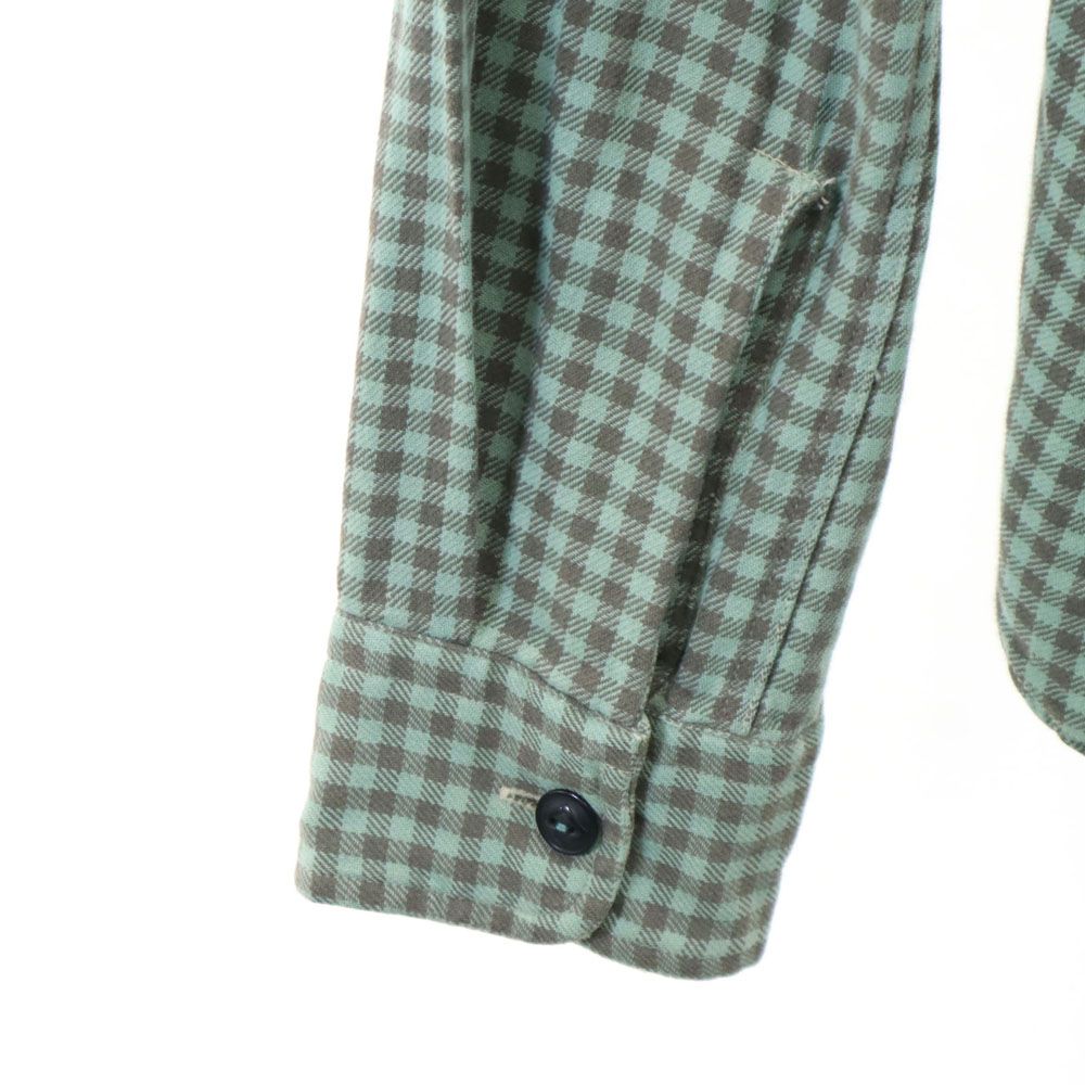 RRL ダブルアールエル 長袖 チェックシャツ XS グリーン系 Ralph Lauren ラルフローレン メンズ