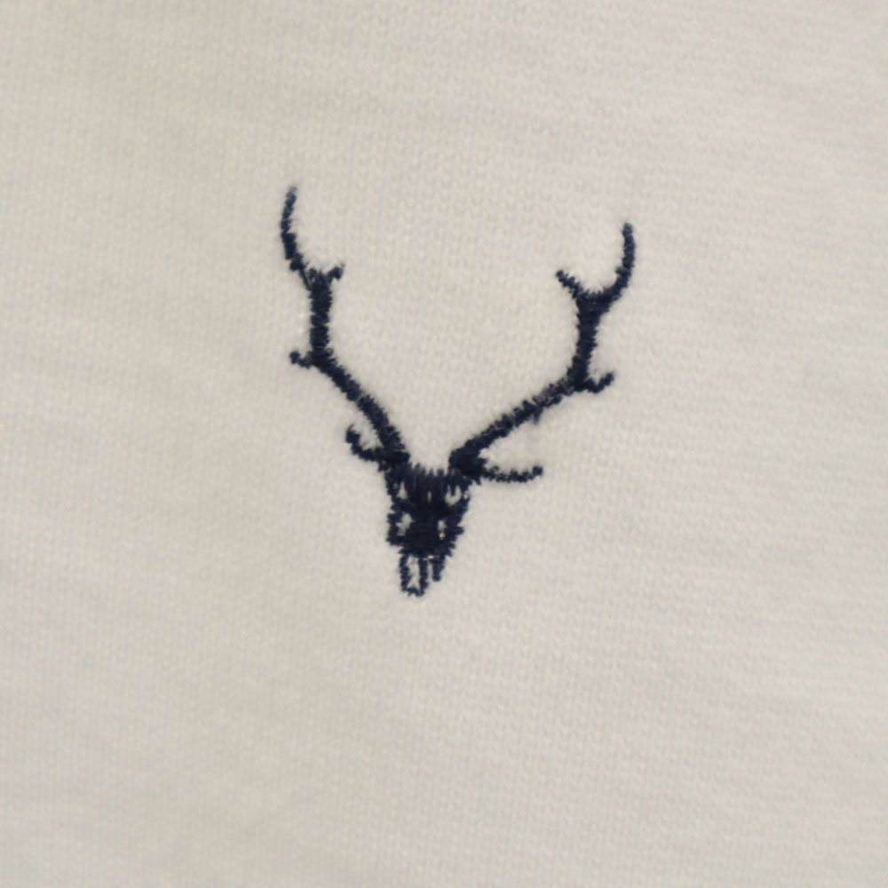 サウスツーウエストエイト イギリス製 長袖 ポロシャツ 32 ホワイト メンズ