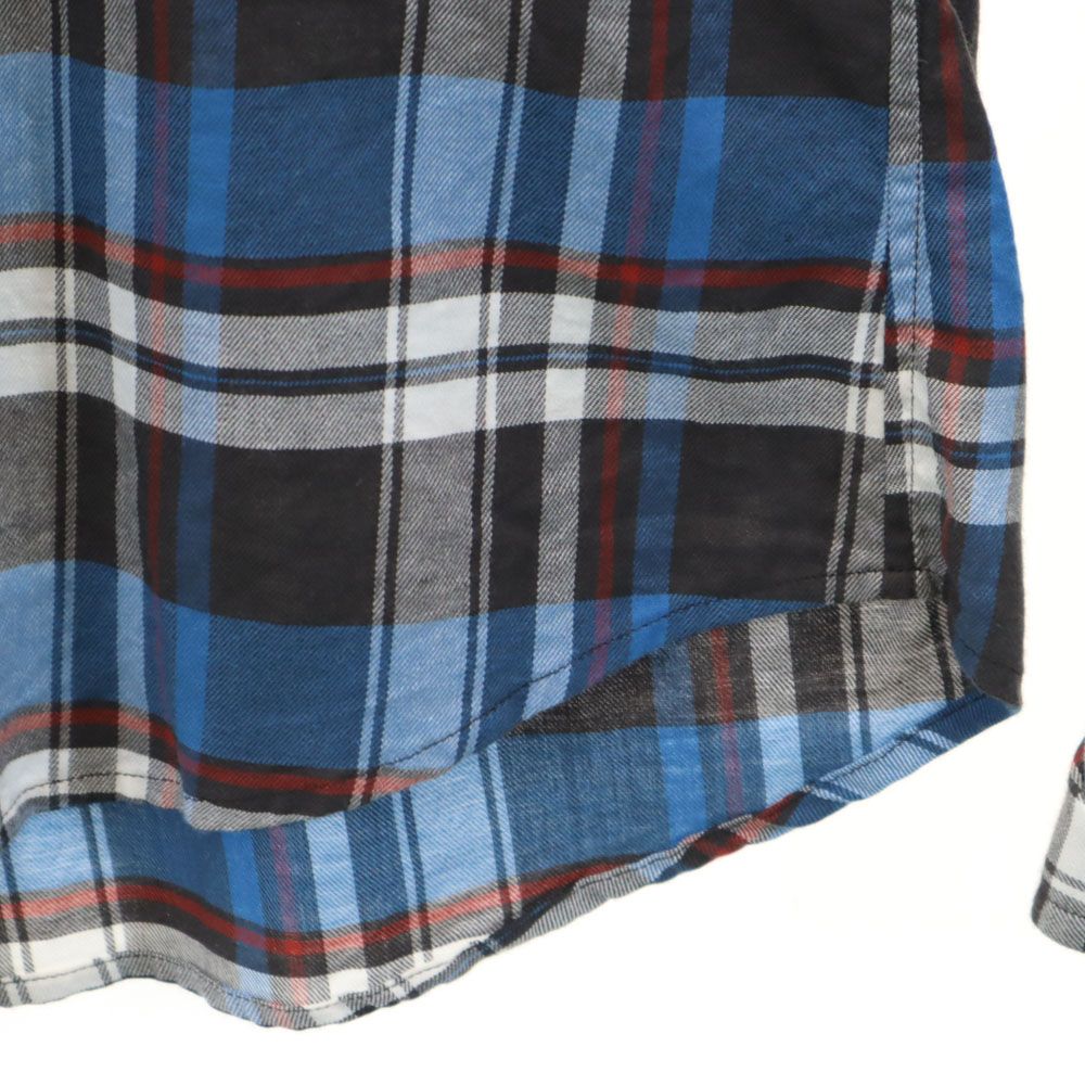 ヴィヴィアンウエストウッドマン 日本製 長袖 チェックシャツ 44 ブルー 他 Vivienne WestwoodMAN メンズ