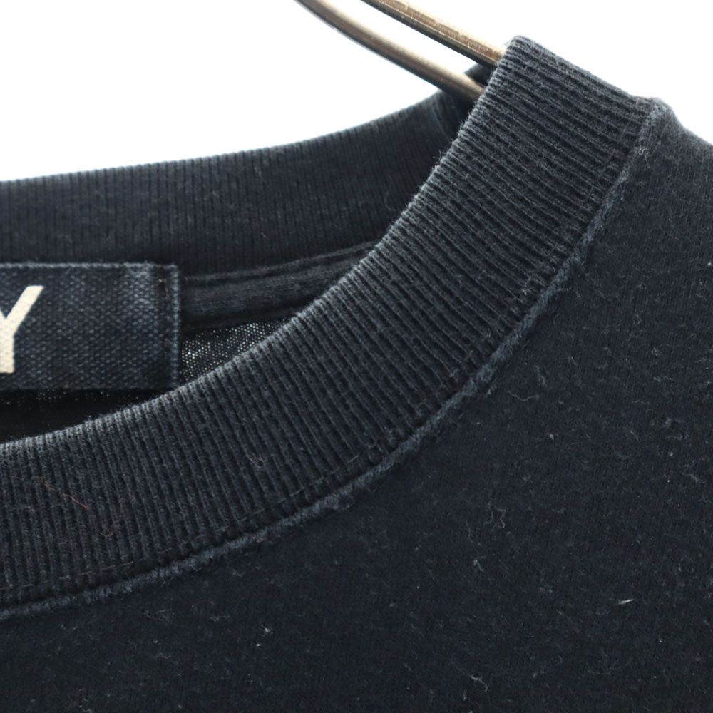 Ground Y グラウンドワイ 長袖 Tシャツ ブラック ロンT メンズ