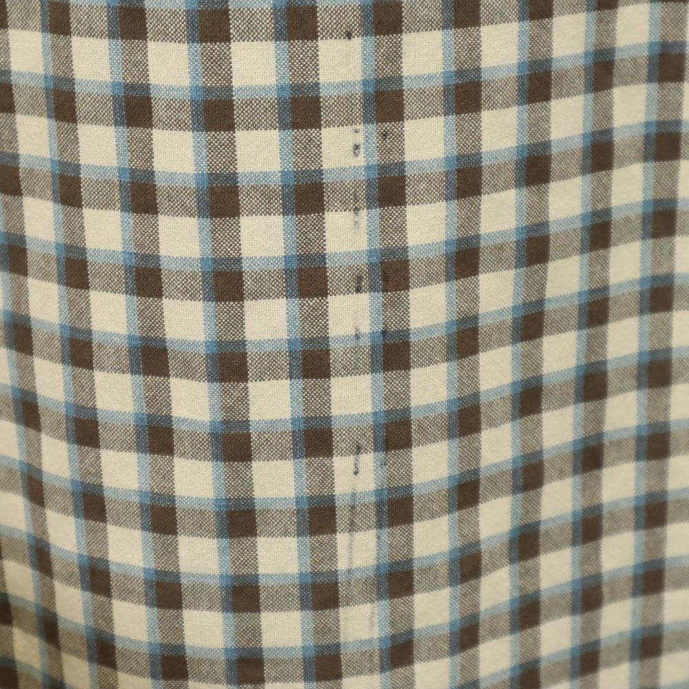 RRL ダブルアールエル チェック柄 長袖 ウエスタンシャツ S ベージュ系 メンズ