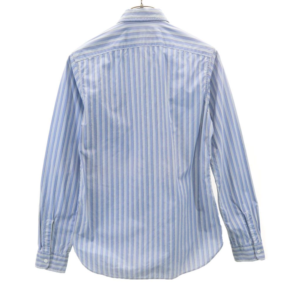 RRL ダブルアールエル ストライプ 長袖 シャツ 2 ブルー系 RALPH LAUREN レディース