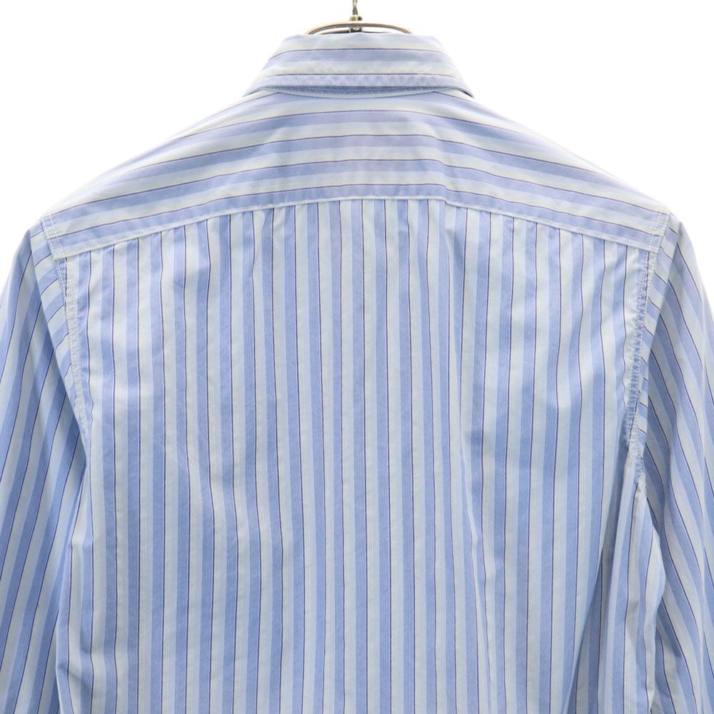 RRL ダブルアールエル ストライプ 長袖 シャツ 2 ブルー系 RALPH LAUREN レディース