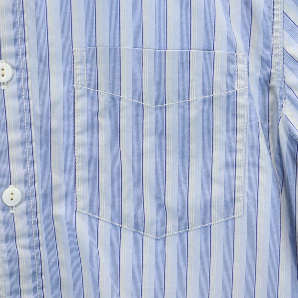 RRL ダブルアールエル ストライプ 長袖 シャツ 2 ブルー系 RALPH LAUREN レディース