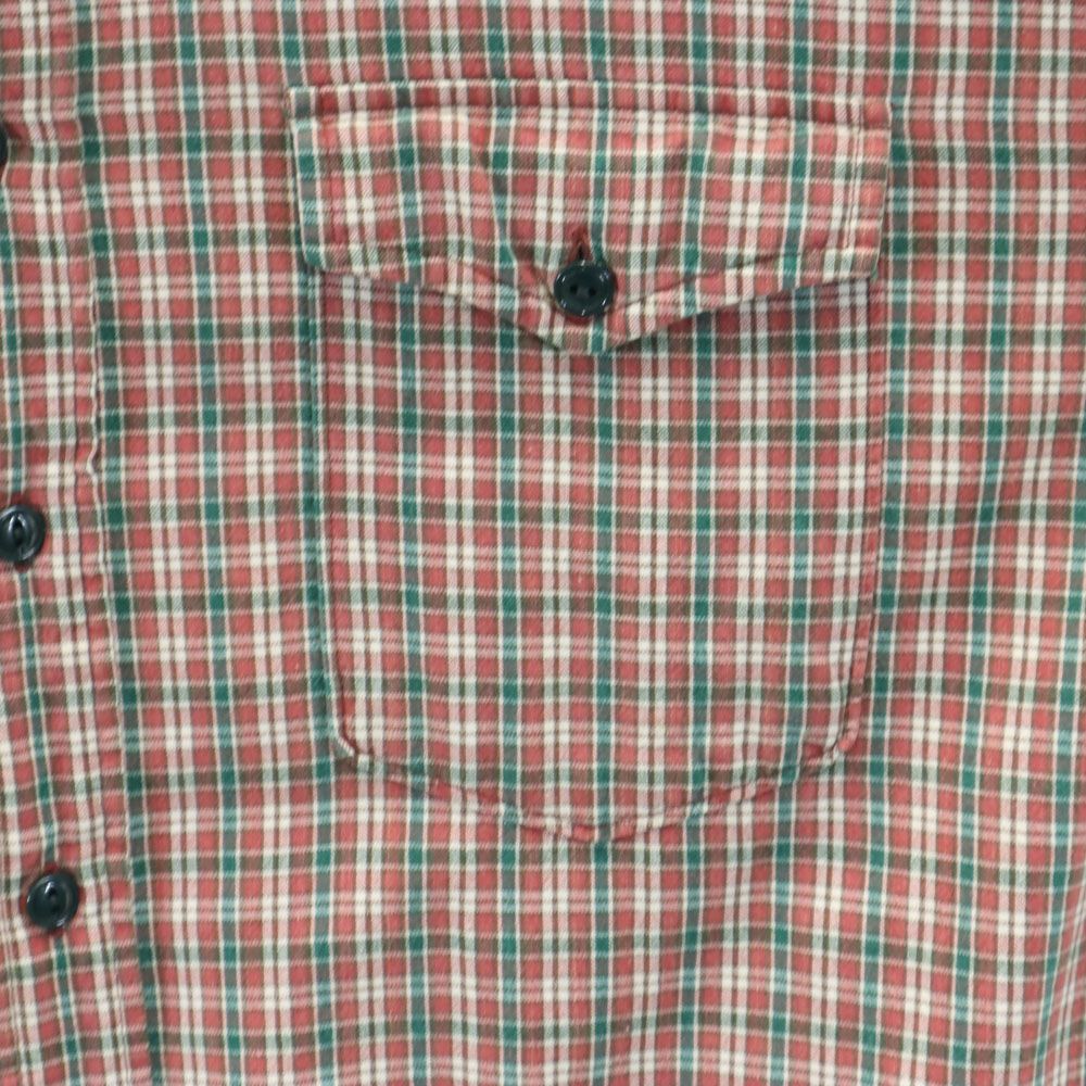 RRL ダブルアールエル 90s オールド 初期タグ 赤3星 長袖 チェックシャツ レッド系 RALPH LAUREN メンズ