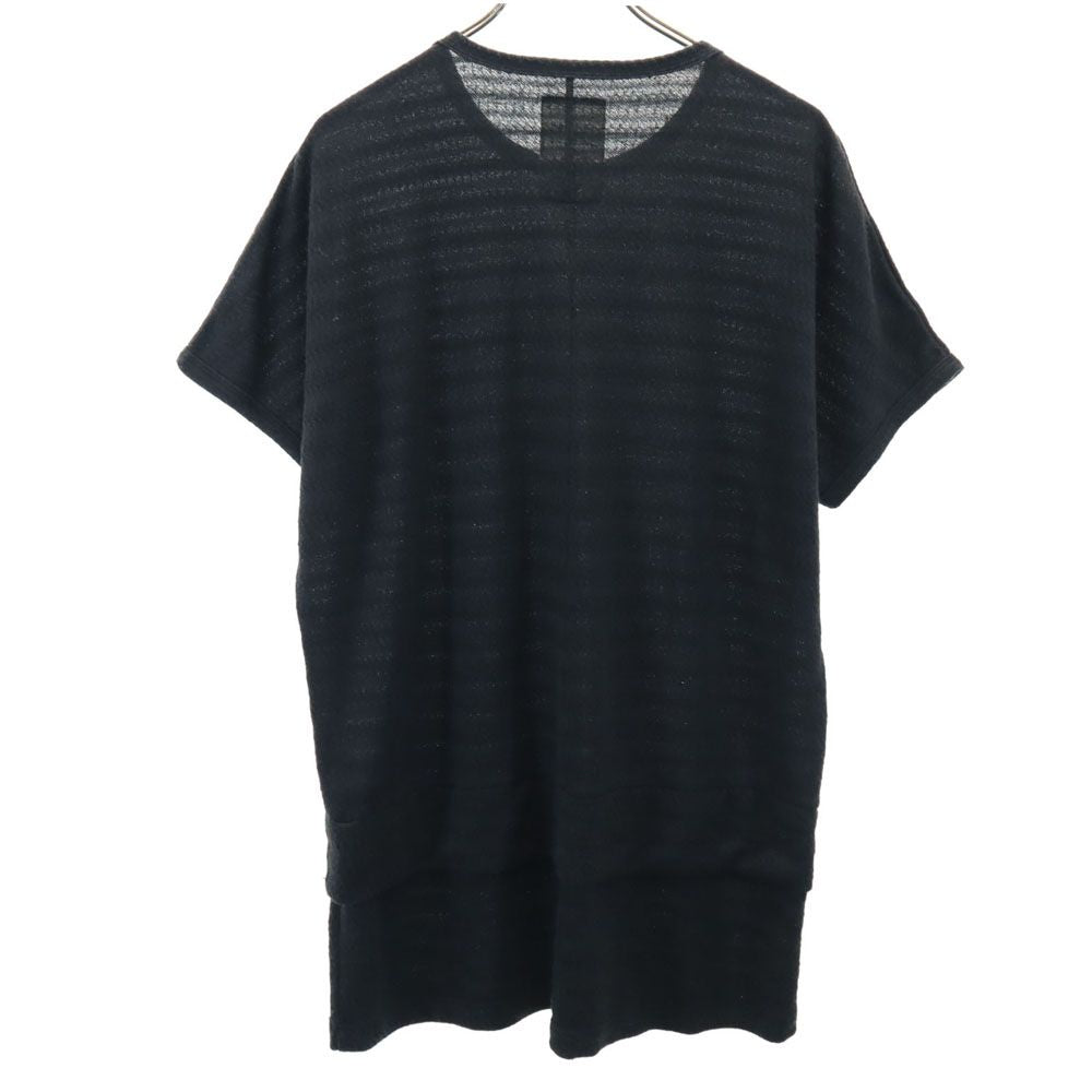 SHAREEF シャリーフ 日本製 半袖 カットソー 1 ブラック ニット レディース