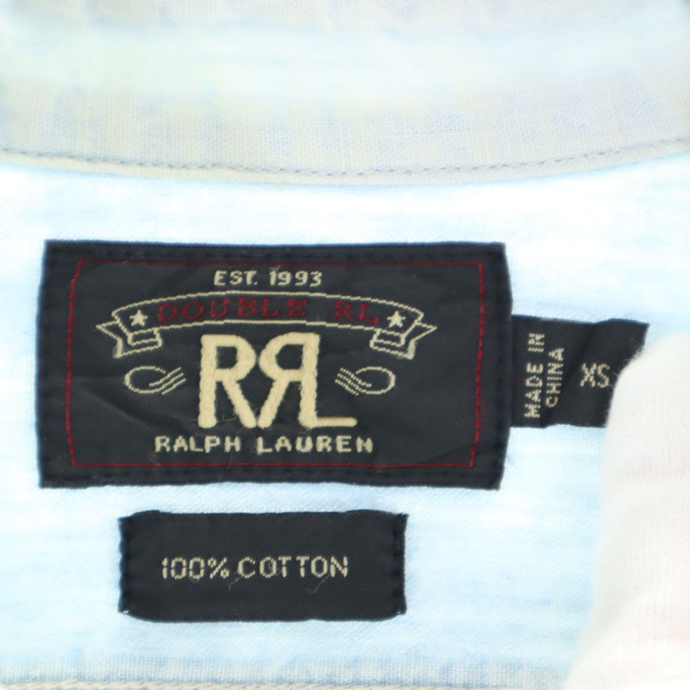 RRL ダブルアールエル 長袖 シャツ XS ブルー系 RALPH LAUREN メンズ