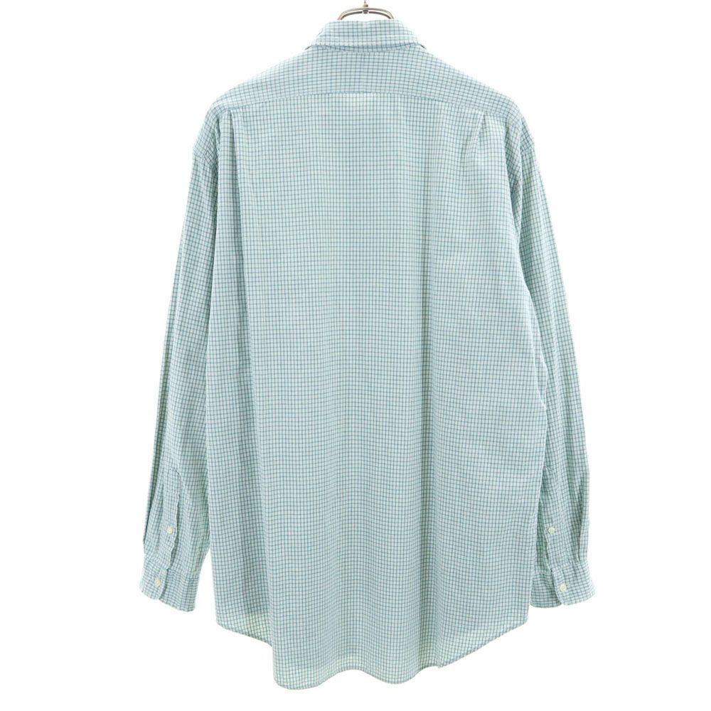 RRL ダブルアールエル 90s オールド 赤3星 初期タグ 長袖 チェックシャツ M グリーン系 メンズ