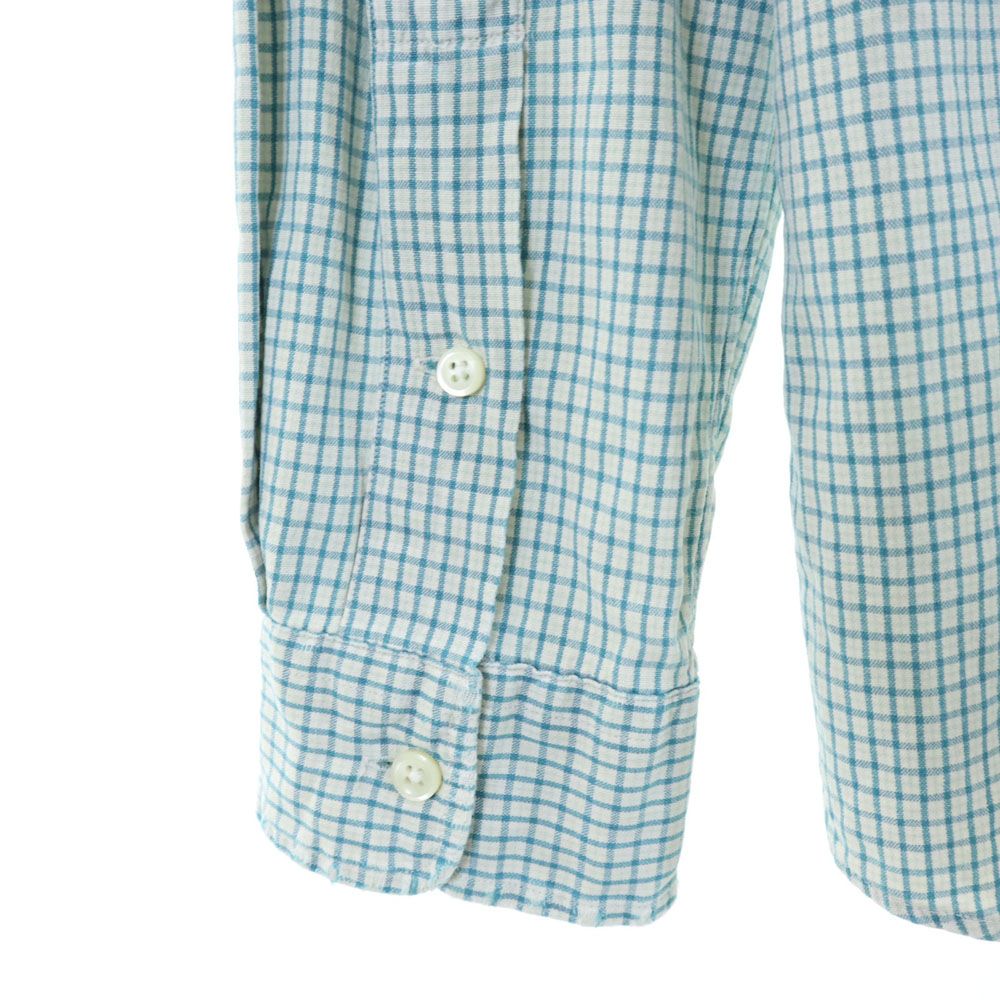 RRL ダブルアールエル 90s オールド 赤3星 初期タグ 長袖 チェックシャツ M グリーン系 メンズ