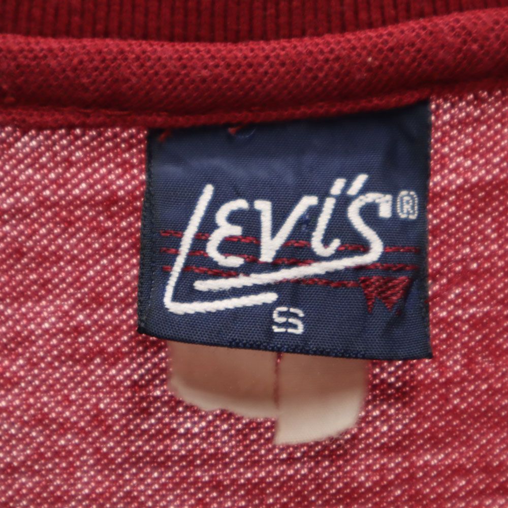 Levi's リーバイス 70s ヴィンテージ 半袖 ポロシャツ S ボルドー メンズ