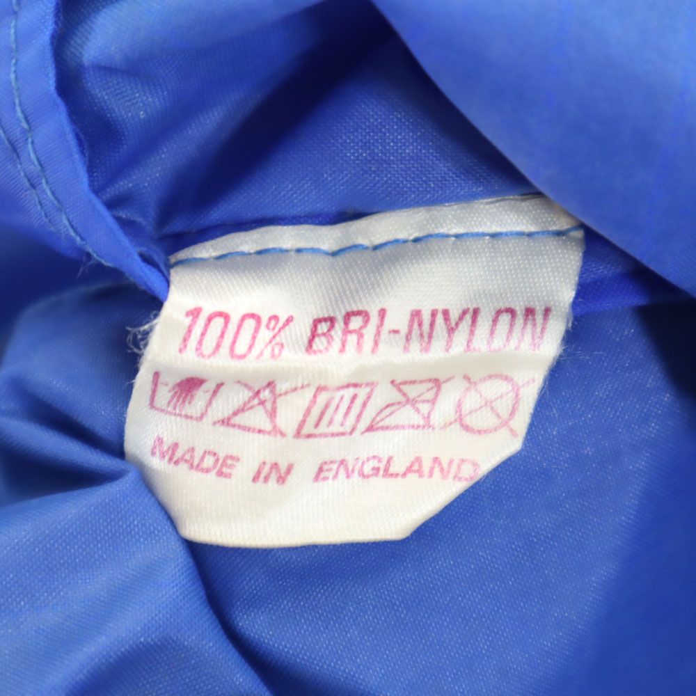 HENRI LLOYD ヘンリーロイド 80s 90s イギリス製 オールド ナイロンジャケット M ブルー フード ヨット メンズ