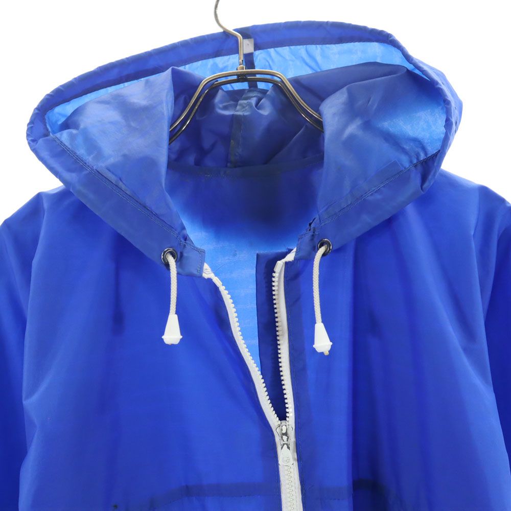 HENRI LLOYD ヘンリーロイド 80s 90s イギリス製 オールド ナイロンジャケット M ブルー フード ヨット メンズ