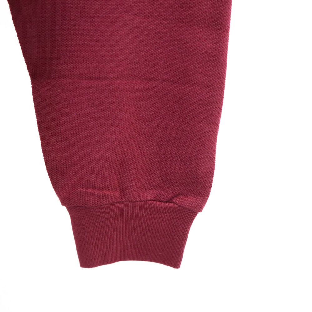 Missoni ミッソーニ 未使用 イタリア製 長袖 ポロシャツ S エンジ MARE 鹿の子地 タグ付き メンズ