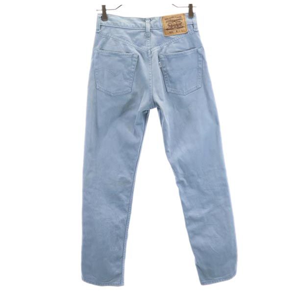 Levi's リーバイス 90s 552 ストレートデニムパンツ W26 水色 ジーパン レディース