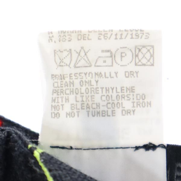 VERSACE ヴェルサーチ イタリア製 花柄 薄手 ロングパンツ 24/38 ブラック系 サイドジップ レディース