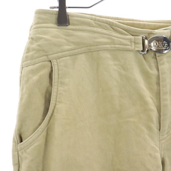 DOLCE&GABBANA ドルチェアンドガッバーナ イタリア製 起毛 コットンパンツ w32 ベージュ メンズ