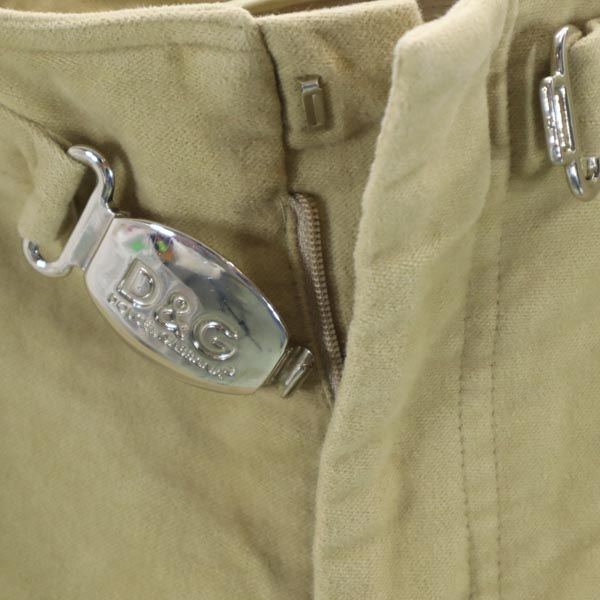 DOLCE&GABBANA ドルチェアンドガッバーナ イタリア製 起毛 コットンパンツ w32 ベージュ メンズ