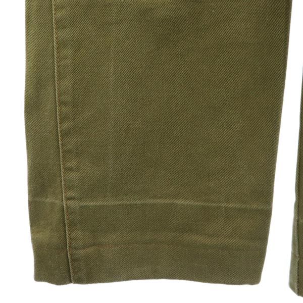 UFO ユーフォー 日本製 ストレートデニムパンツ w30 グリーン系 ジーパン メンズ