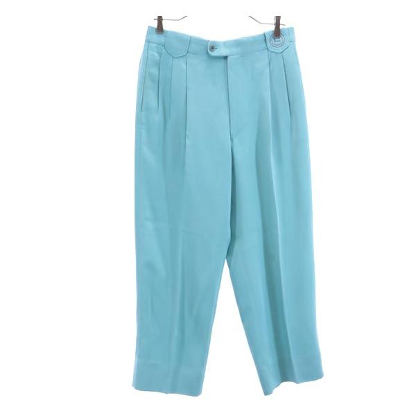 LANCEL ランセル 日本製 スラックスパンツ 79 ブルー系 メンズ