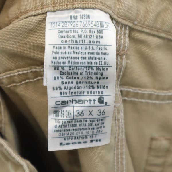 カーハート チノパンツ W36 ベージュ Carhartt メンズ
