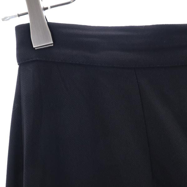 MAX MARA マックスマーラ イタリア製 ウールブレンド スラックスパンツ 40 黒 レディース